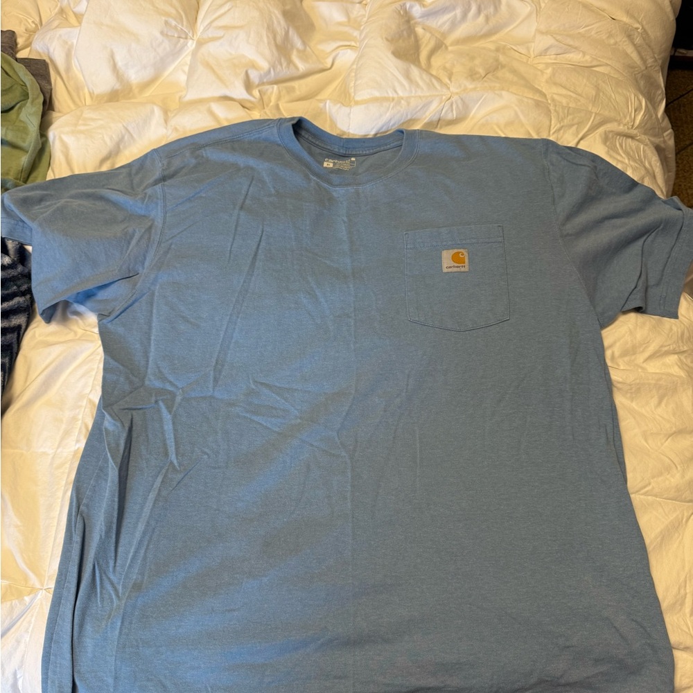 Carhartt Men's Blue Pocket T-Shirt